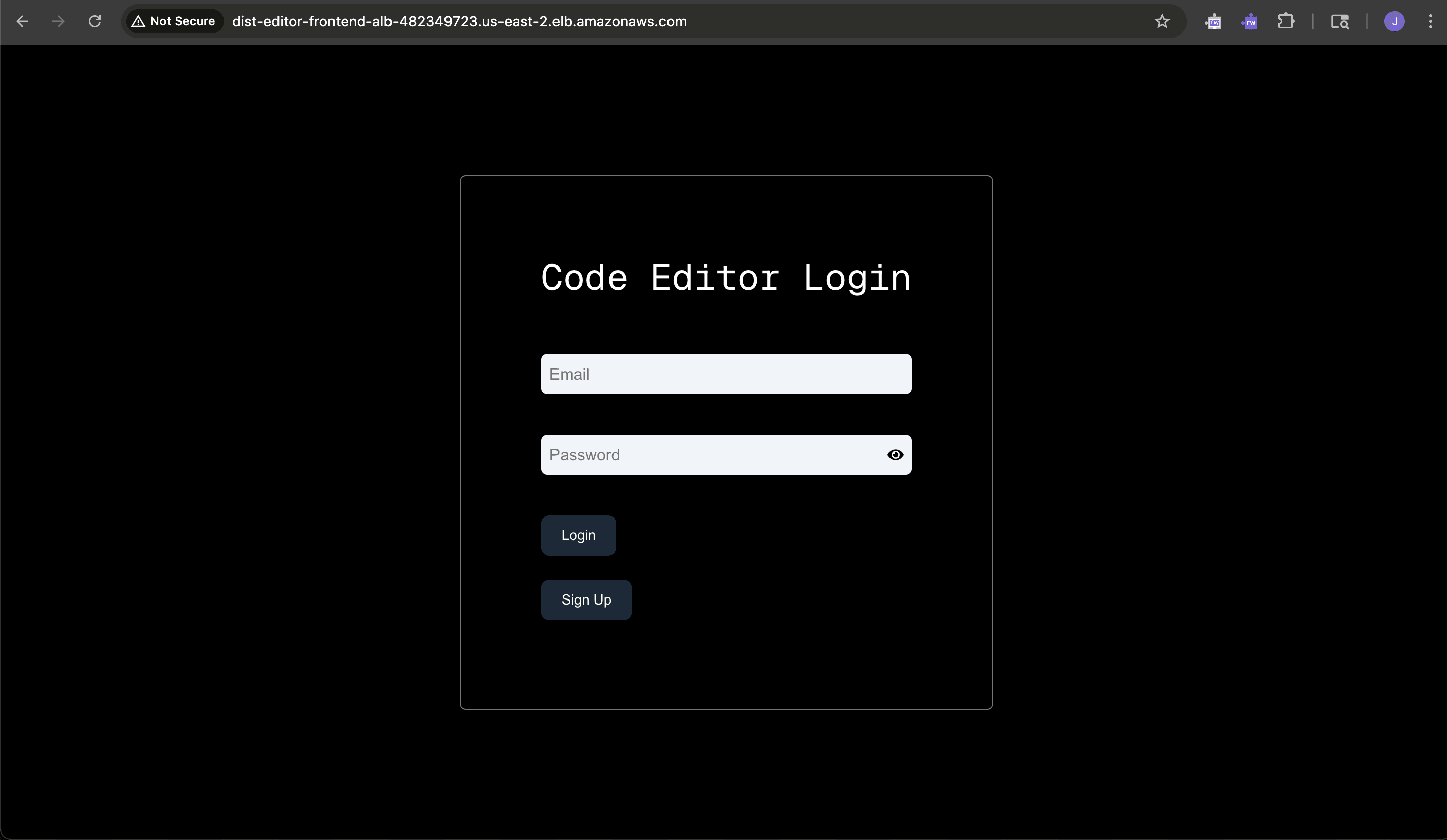 Distributed Code Editor